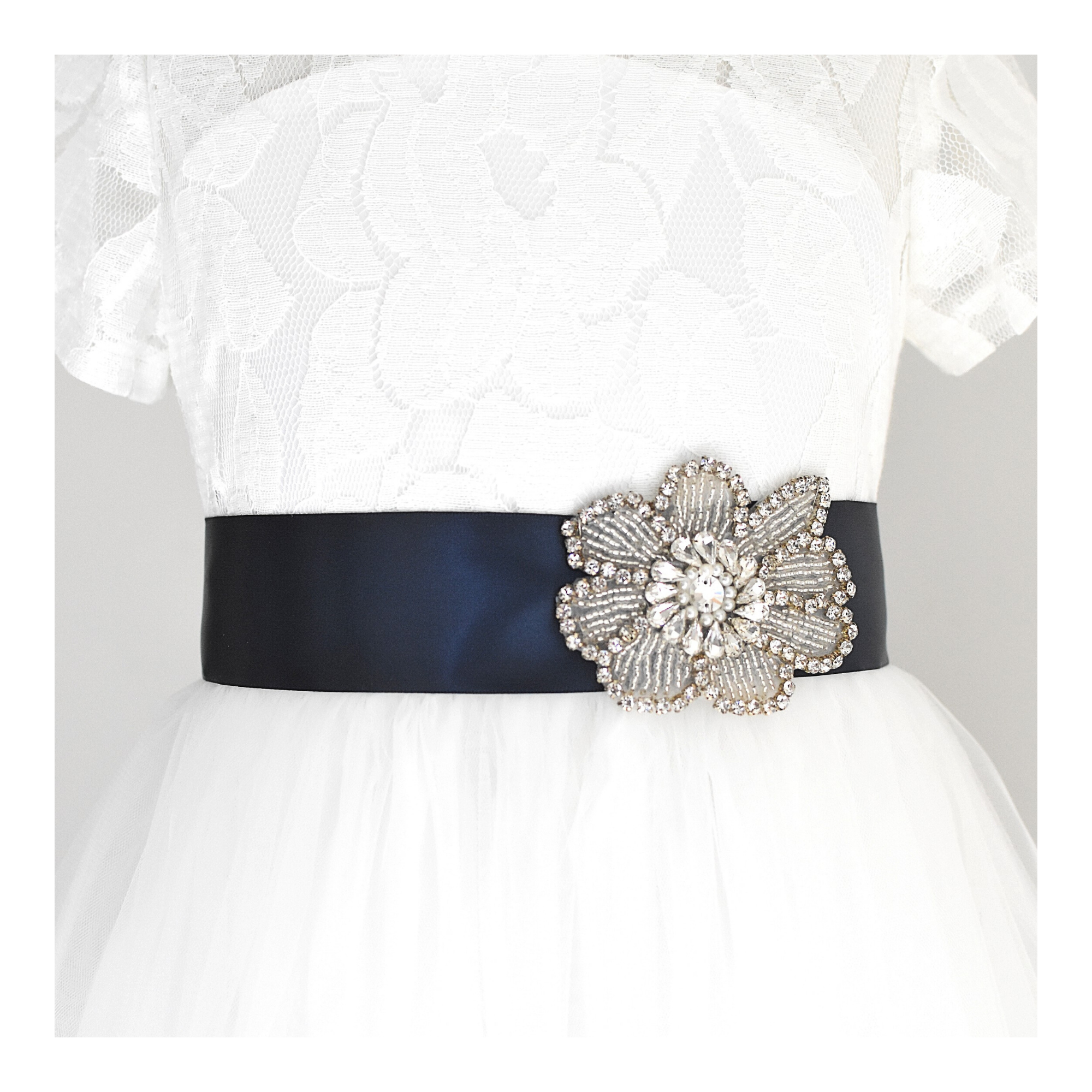 Wedding rhinestone wedding belt made to order Ana Balahan