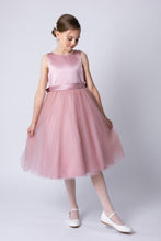 Load image into Gallery viewer, Ana Balahan Caroline Satin And Tulle Flower Girl Dress Melbourne Australia
